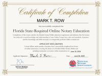 Florida Remote Online Notary